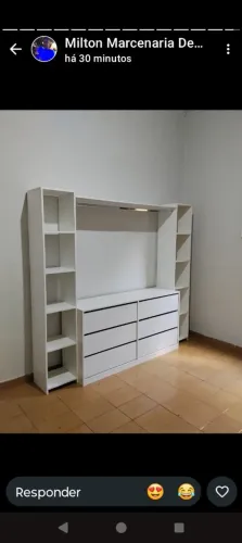 CLOSET CM 6 GAVETAS/CABIDEIRO MDF NOVO