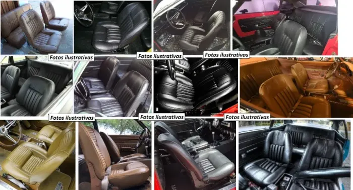 Par Bancos Concha Conchinha Probel Aldo Fusca Maverick Brasília Buggy Corcel 147