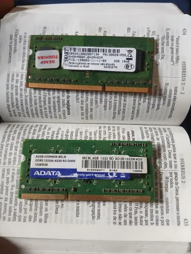 Memória ram notebook