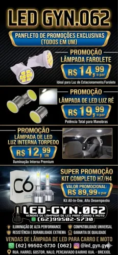 Promoção Lâmpada de Led para seu carro ? ótima oportunidade melhor preço do mercado 