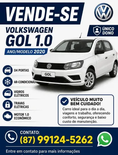 Volkswagen Gol Geração VII 1.0 12V Flex Mec. 4P 2020