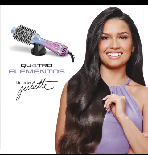 Escova Secadora Mondial By Juliette ES-JU-01 1200W 3 Níveis de Temperaturas Cerâmica