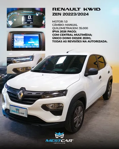 Renault Kwid Zen 1.0 Flex 12V 5P Mec. 2024