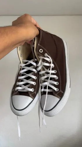 tênis converse all star marrom 40 cano médio