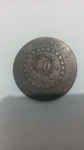 2 Moedas 40 réis (patacão)