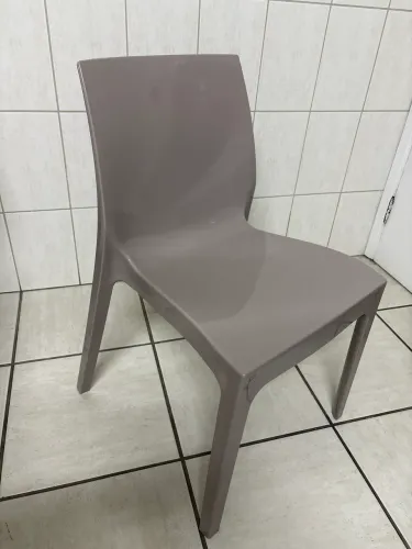 Conjunto 4 Cadeira Tramontina Alice Polida em Polipropileno Camurça