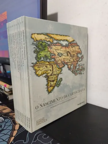 Coleção Completa O Mundo Pelos Mapas Antigos 10 Volumes | Folha De Sp