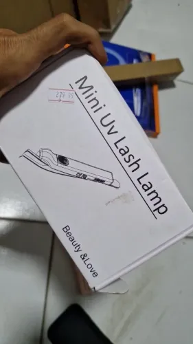 Luminária de led uv para cilios