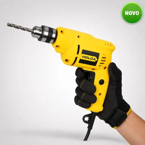 Furadeira Elétrica 600W 220V 10mm Com Mandril Profissional