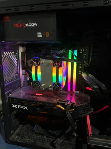PC Gamer RX580 4GB + Ryzen 5 3600 + 16 GB 3200Mz + NVMe<br>512gb + B450M Aorus