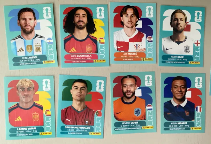 Figuras da copa exclusivas 