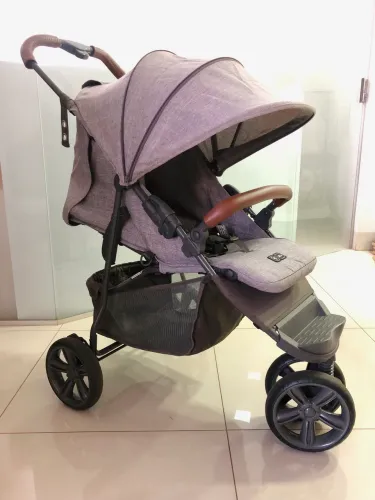 Carrinho de Bebê ABC Design Treviso 3 Woven Grey