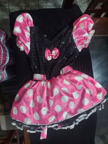 Vestido infantil minie