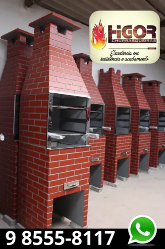 Churrasqueira Pré-Moldada Vários modelos .