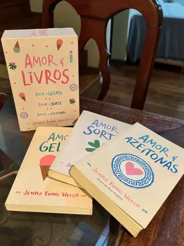 Box de livros-Amor e livros