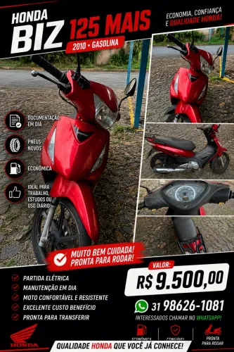 Honda Biz 125+ Econômica