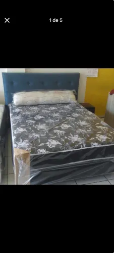 Cama box casal e solteiro 