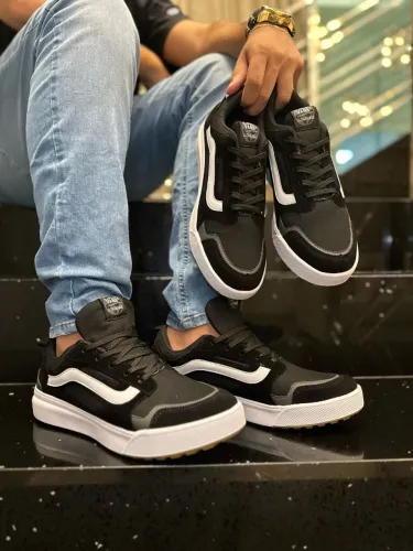 Tênis masculino casual sneaker preto consultar numerações disponíveis