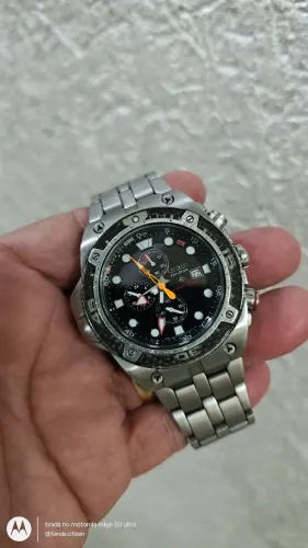 Relogio Citizen Aqualand Ecodrive carbon tudo ok on 