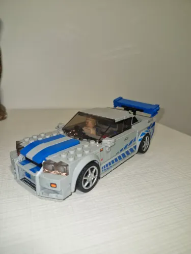 LEGO SKYLINE R34 COMPLETO COM MANUAL
