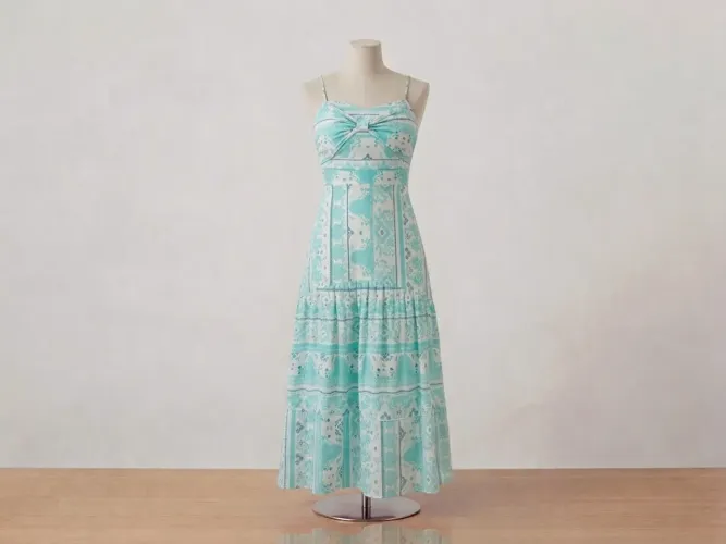 Vestido floral azul/branco (A Collection, Renner)