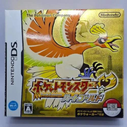 Pokémon Heart Gold Megabox Japonês Completo Com Pokéwalker
