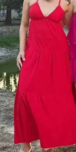 Vestido vermelho novo!
