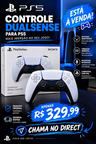 Controle PS5 Dualsense