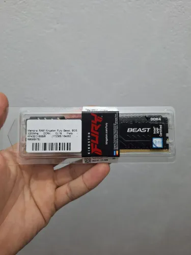 Memória RAM Kingston Fury Beast 8 GB