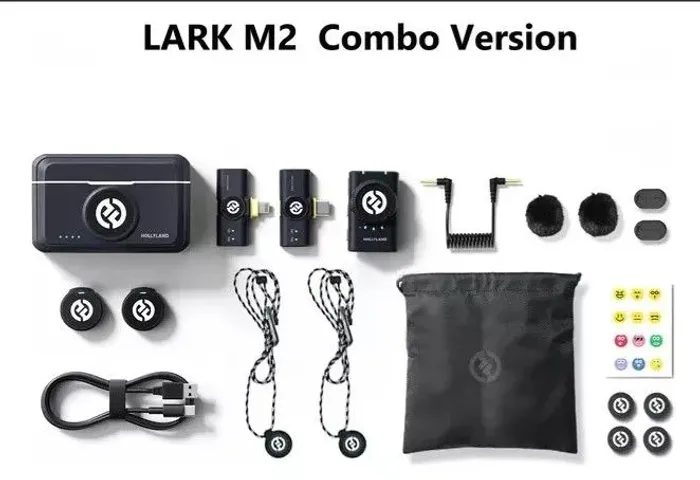Microfone Sem Fio Hollyland Lark M2 Combo