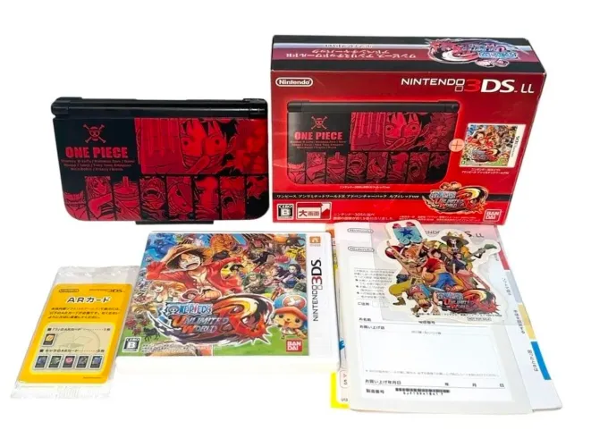 3DS XL One Piece Edition CIB JP (encomenda)