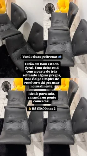 Poltronas decorativas