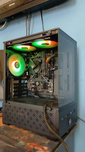 CPU core i5 9400 16gb ddr4 ssd 256gb fonte 430w 80plus aceito cartão