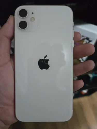 iphone 11 branco, 64GB com capa + fone de ouvido com fio + cabo usb-c