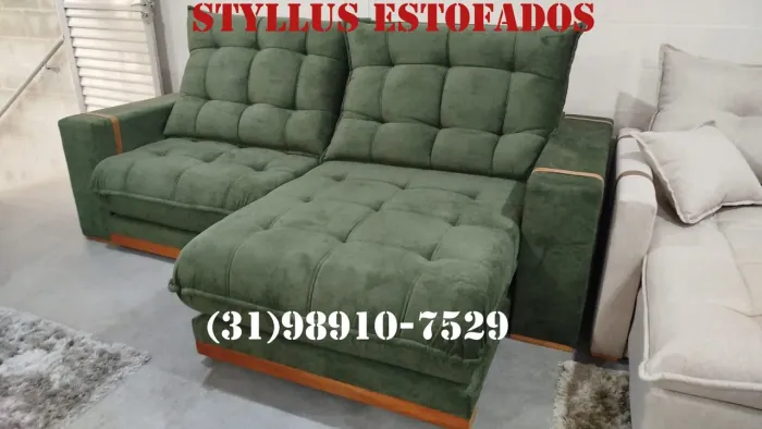 Sofá retrátil de luxo