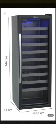 Adega Venax Piubelle 50 garrafas 220w