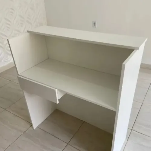 Balcão para Atendimento e Caixa para Loja com Gaveta (Largura 90cm) Pagamento na Entrega