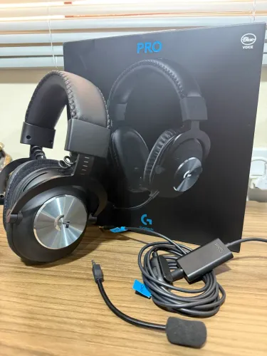 Headset Gamer Logitech G Pro Completo Caixa e Garantia<br>620,00