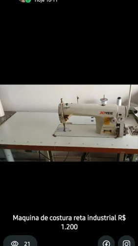 Maquina de costura reta industrial