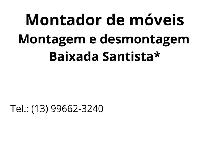 Montador de móveis na Baixada *