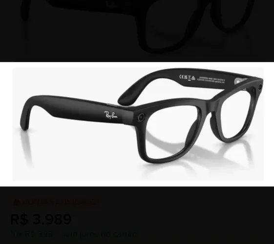 Óculos RayBan Meta geração 2 - Novo na caixa