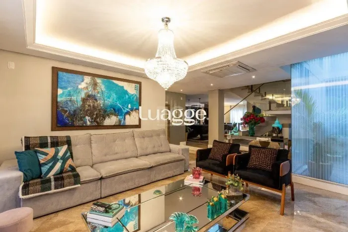 Casa de alto padrão para locação na Vila Assunção MOBILIADA 364 m², 3 suítes, piscina e e