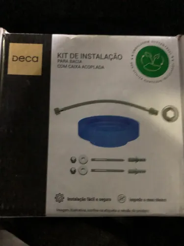 Kit instalação bacia caixa acoplada DECA