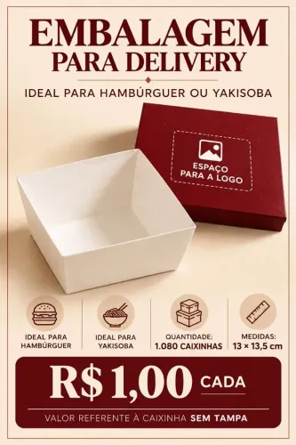 Caixa para delivery