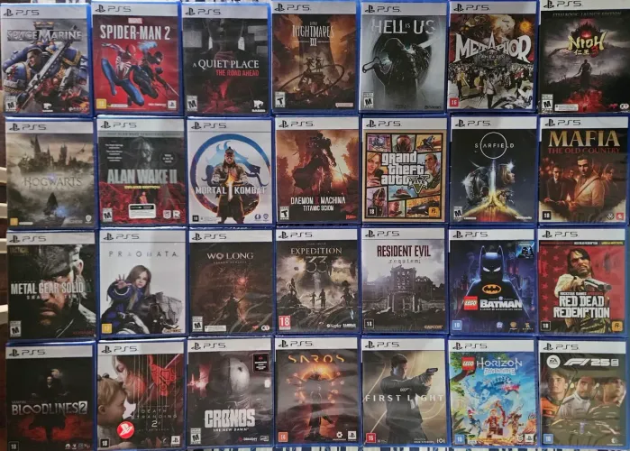 Jogos ps5 lacrados