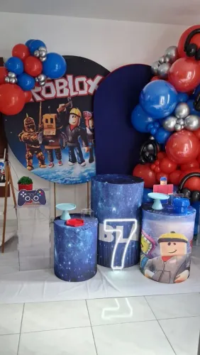 Decoração completa e enchimento de balões