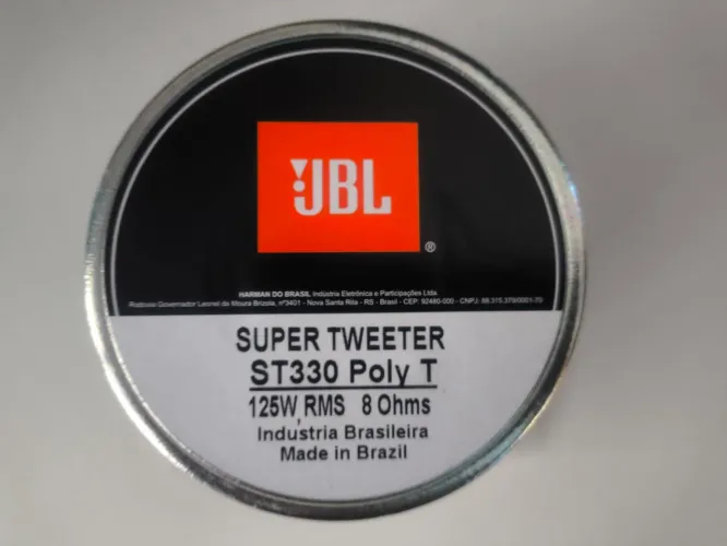 Super tweeter ST 330 poly T 125w RMS 8 Ohms JBL