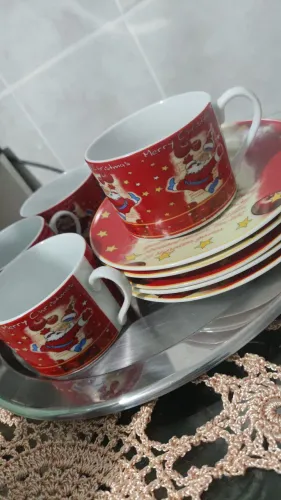 jogo de Xícaras Natal