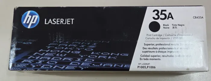 Toner Original HP 35A CB435A - LaserJet P1005/P1006