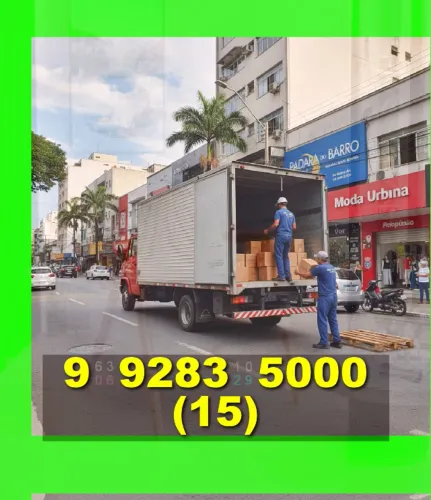 Mudança TransMudanças 15/9/9283/5000 Caminhão baú e Viagens agora mesmo